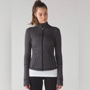 Lululemon Size 6 Define Jacket in 
Heathered Herringbone (First Release-Rare)